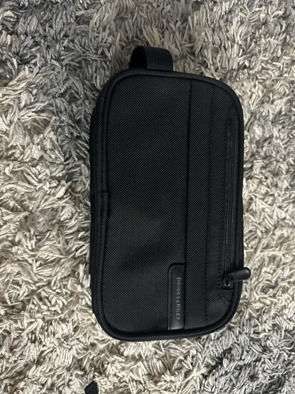 Briggs & Riley Baseline Classic Toiletry Kit Top Zip Bag Travel Organized Black